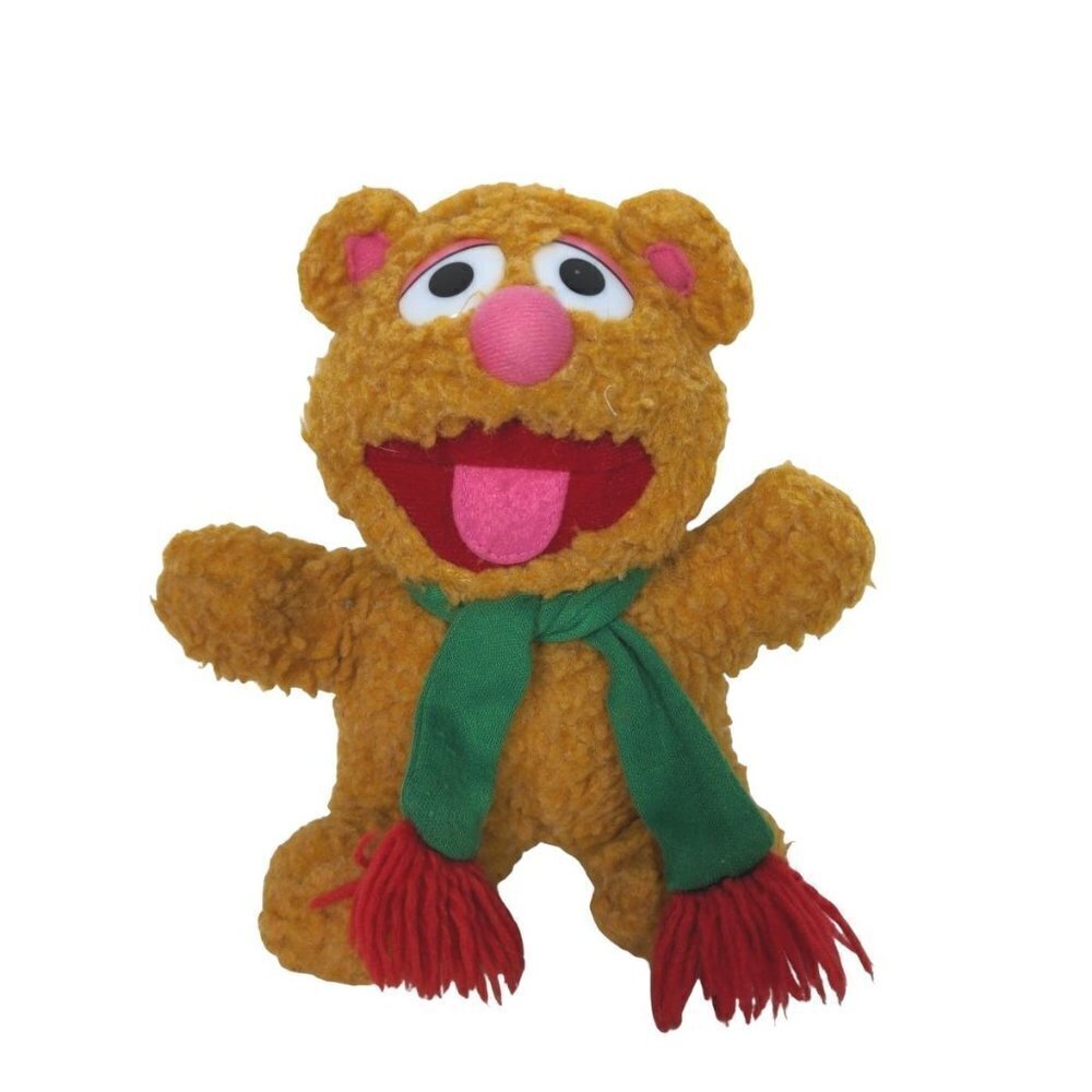 1987 Henson Associates Fozzie Bear Muppets Plush Vintage